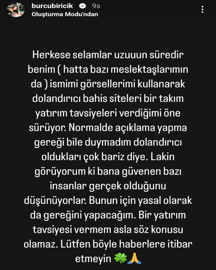 Son Hedefleri Burcu Biricik Oldu! Ünlü Oyuncu Ateş Püskürdü... 'Dava Açıyorum' - Resim : 2