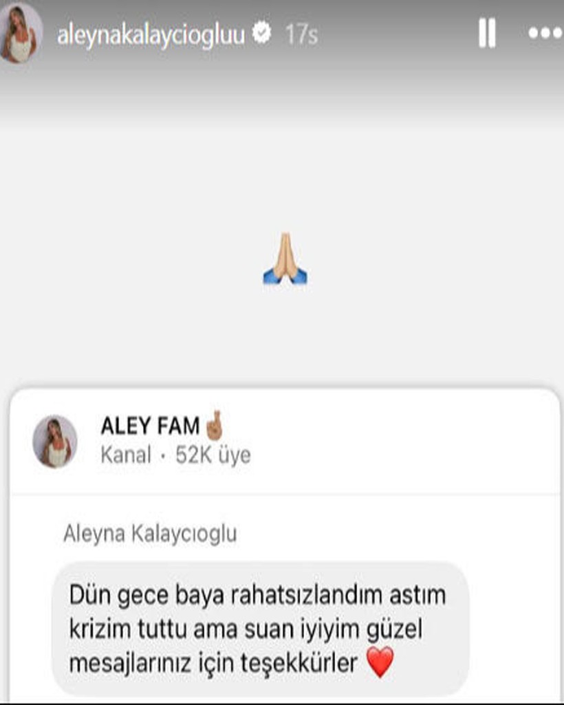 Apar Topar Hastaneye Kaldırılmıştı... Aleyna Kalaycıoğlu'nun Durumu Belli Oldu - Resim : 2