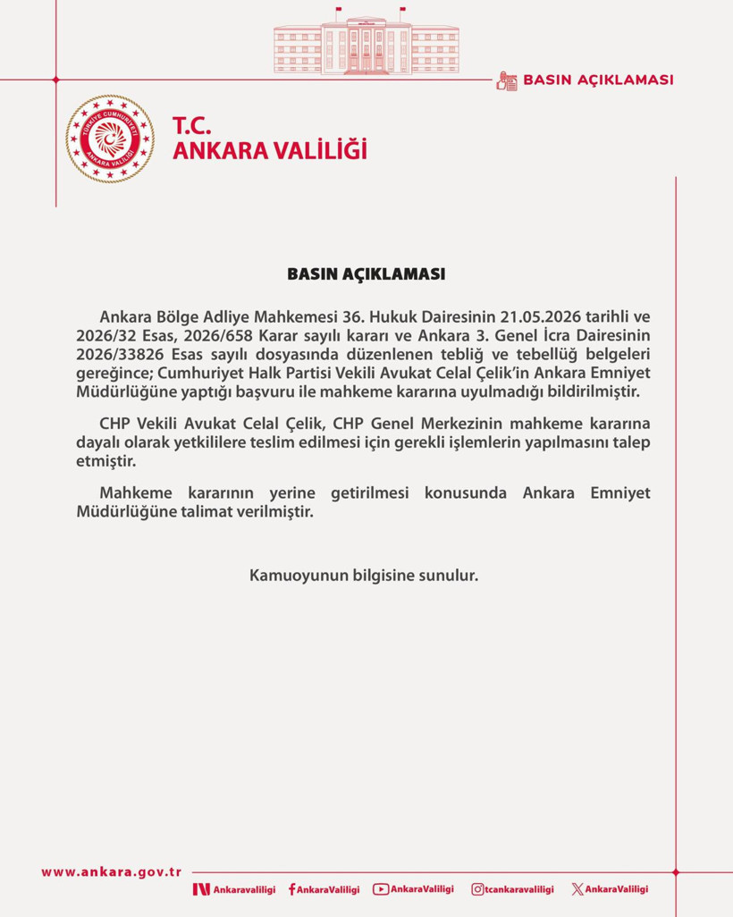 Kılı&ccedil;daroğlu'dan &Ouml;rg&uuml;te 'Mahkeme Kararına Uyun' Talimatı! - Resim : 1