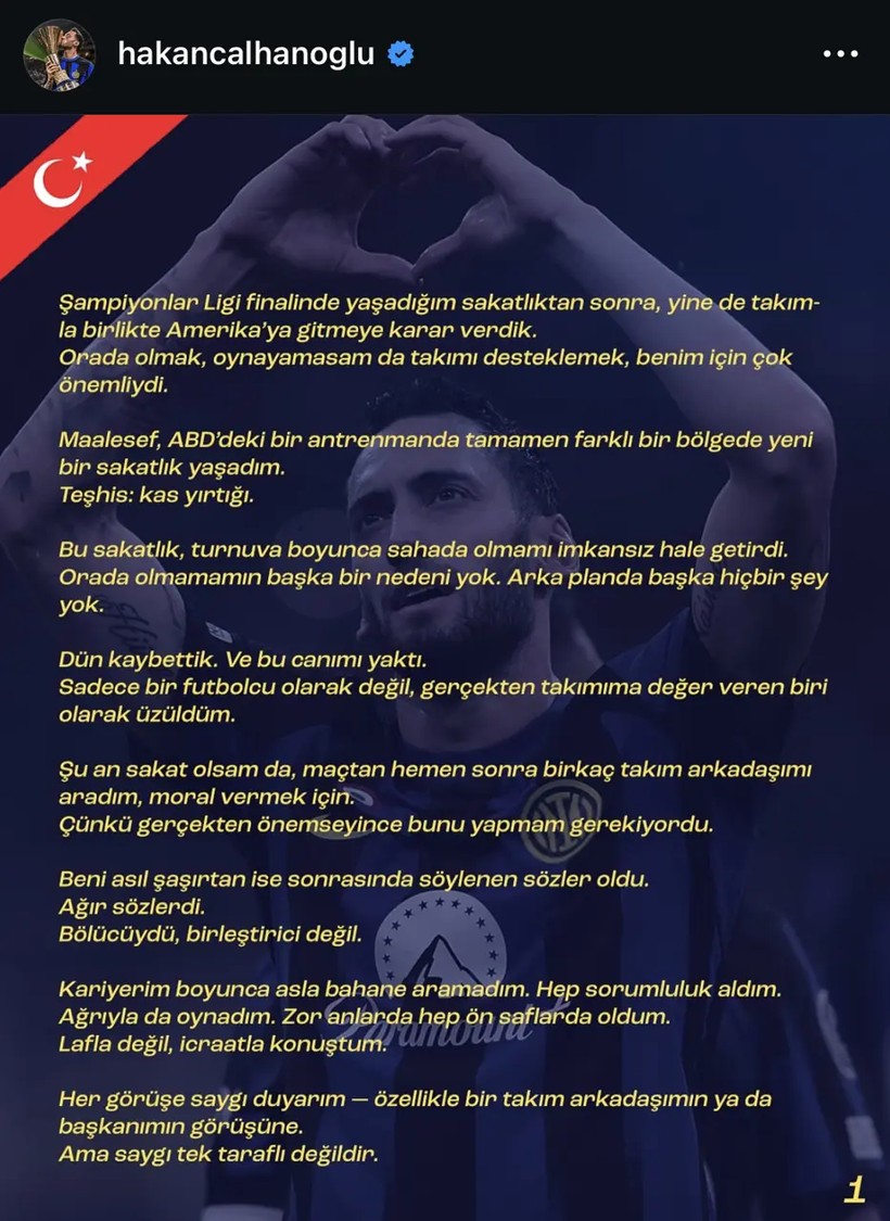 Hakan Çalhanoğlu Inter'deki Kriz Sonrası Patladı - Resim : 2