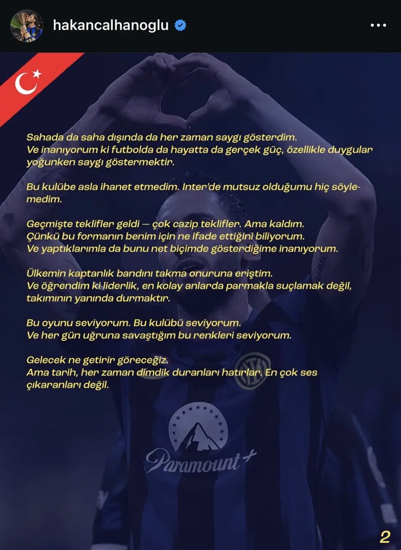 Hakan Çalhanoğlu Inter'deki Kriz Sonrası Patladı - Resim : 3