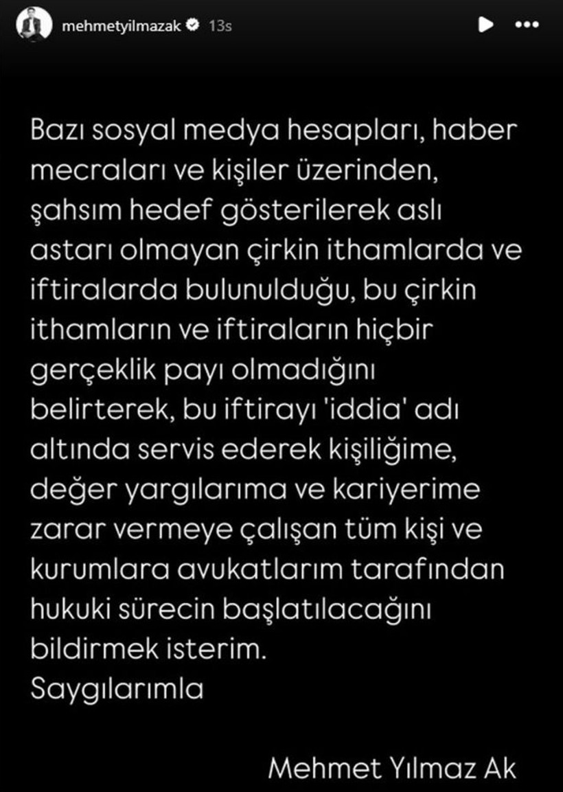 Ünlü Oyuncu Sessizliğini Bozdu: Mehmet Yılmaz Ak'tan 'Silah Zoruyla Taciz' İddiasına Yanıt - Resim : 2