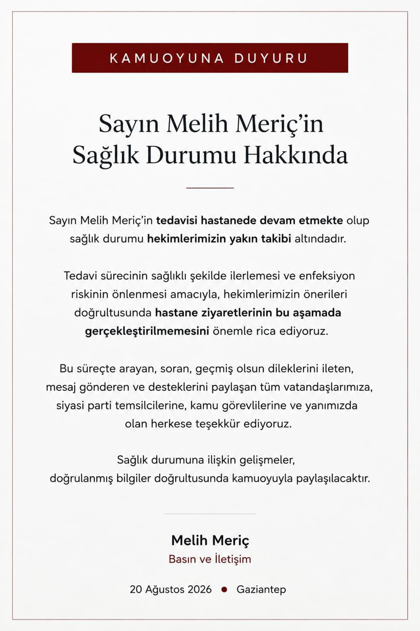 Bıçaklı Saldırıya Uğrayan YENİ Partili Melih Meriç İçin Kritik Karar - Resim : 1