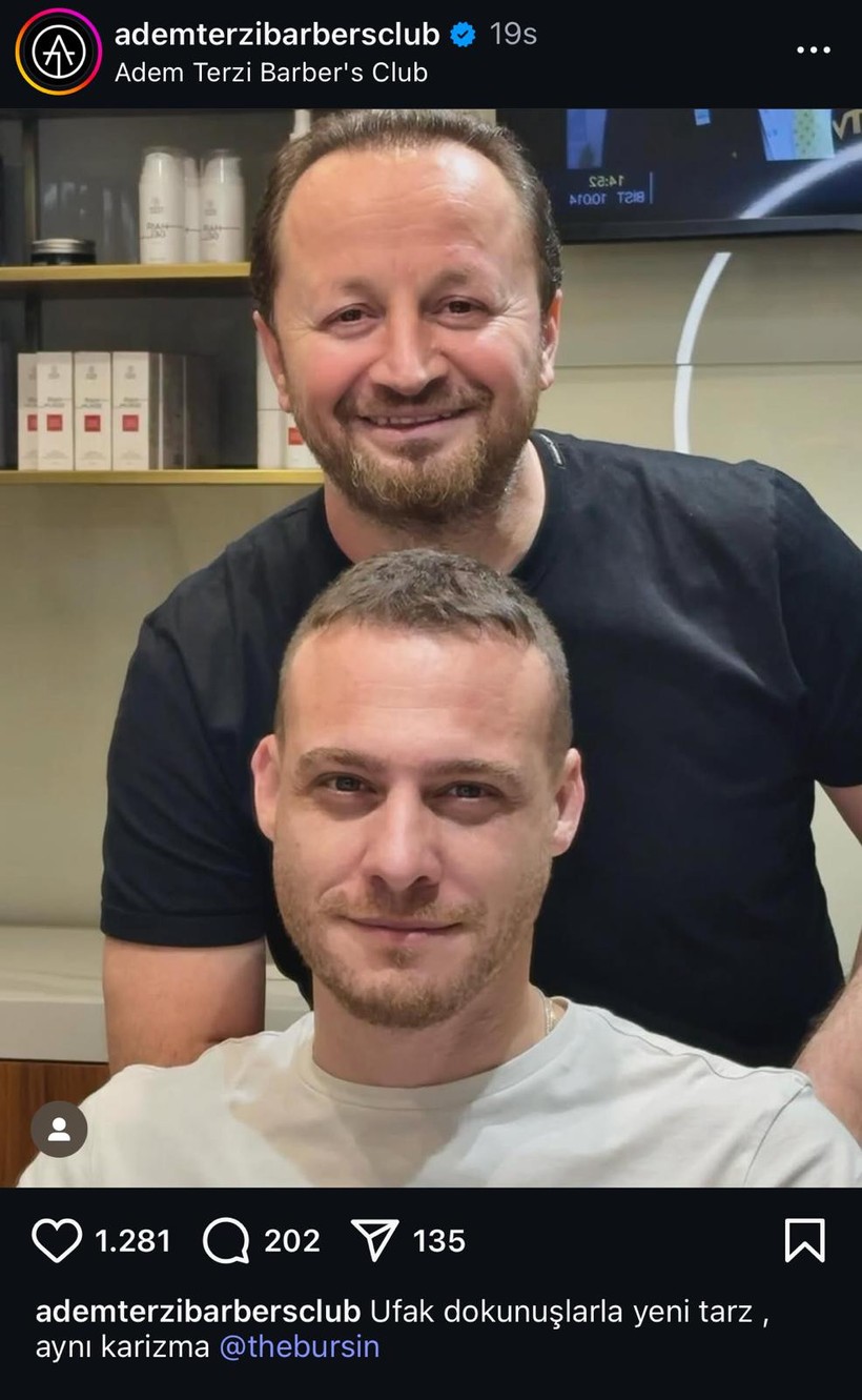 Kerem Bürsin’in Yeni Tarzı Hayranlarını Mest Etti - Resim : 2