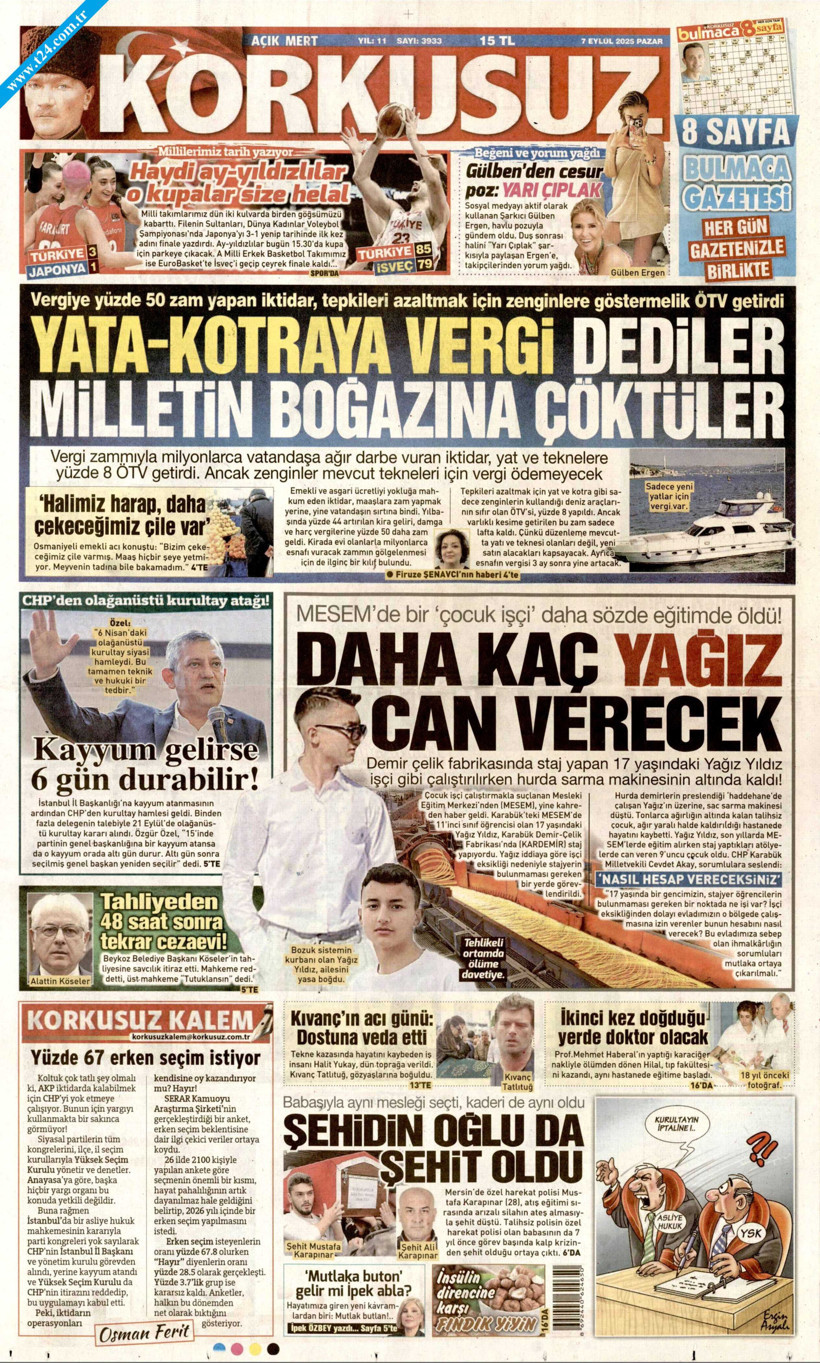 Filenin Sultanları ve 12 Dev Adam'ın Zaferi Gazetelerin İlk Sayfasında... 'Parke Vatanda Çifte Zafer' - Resim : 3