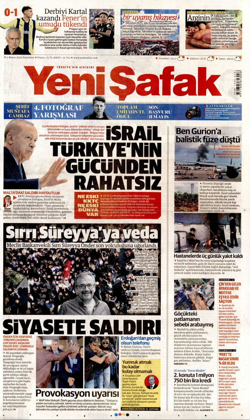 Özgür Özel'e Saldırıyı Gazeteler Nasıl Gördü? - Resim: 21