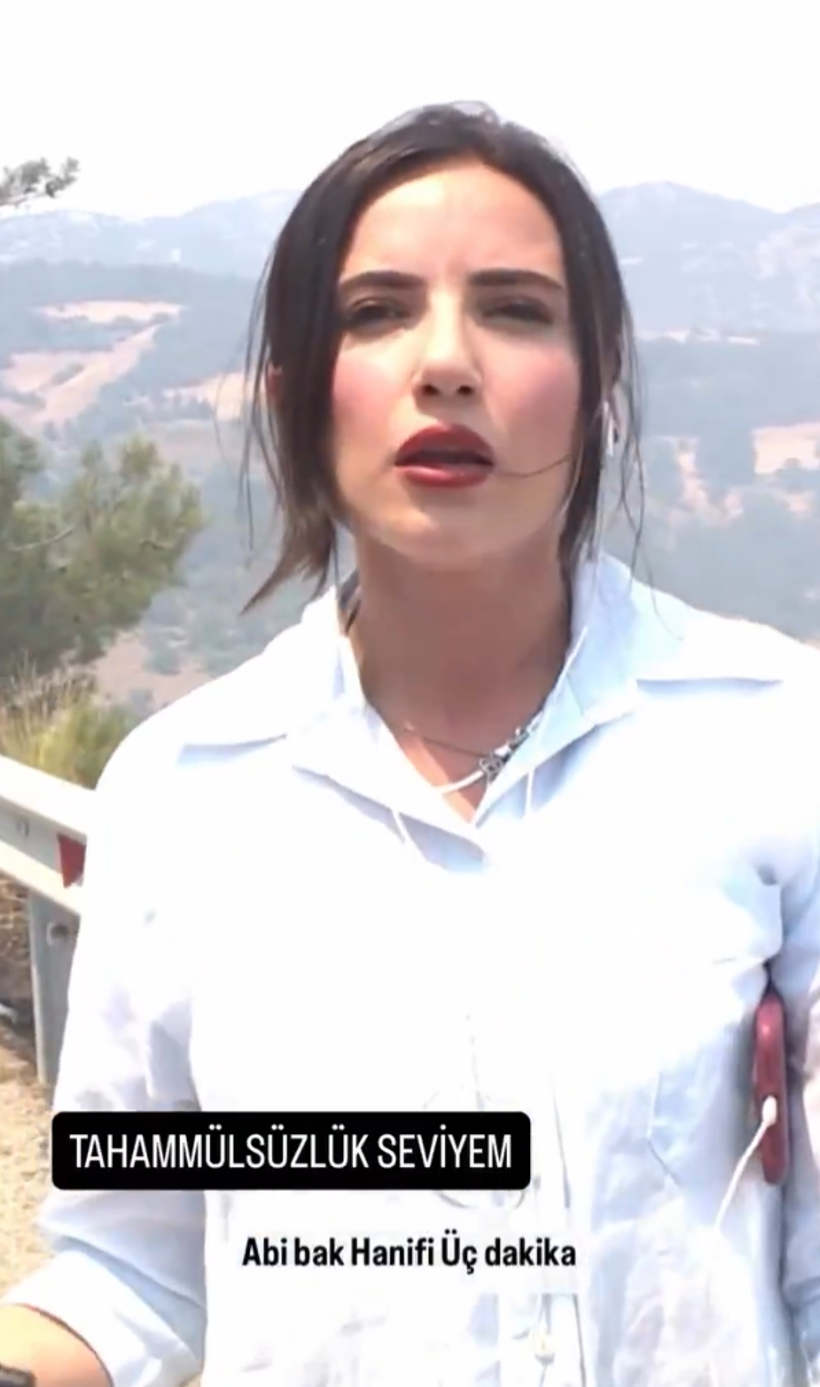 Beyaz TV Muhabiri, Yangın Bölgesinde Kameramanı Azarladı! Tepkiler Çığ Gibi - Resim : 4