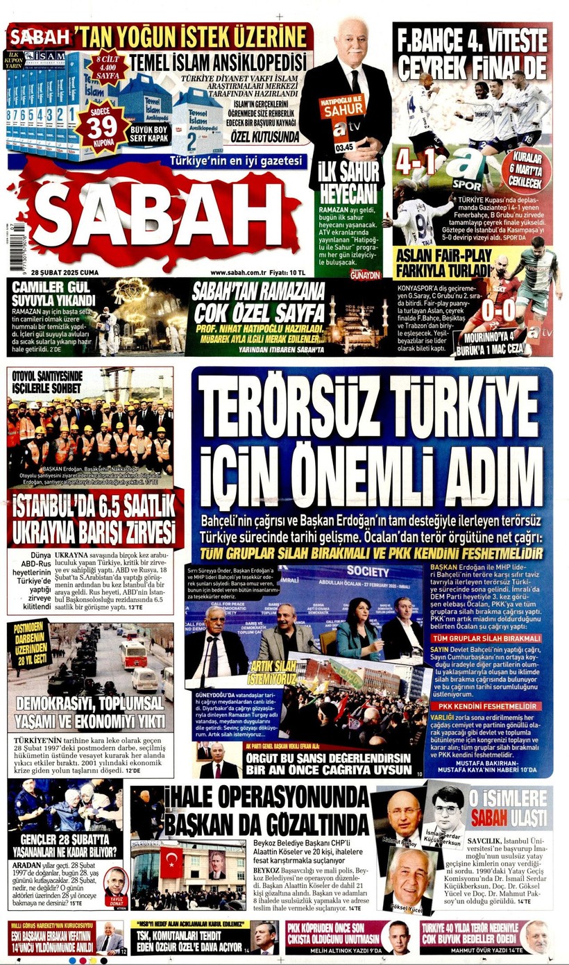 Gazeteler İmralı'dan Gelen Tarihi Çağrıyı Nasıl Gördü? - Resim: 2