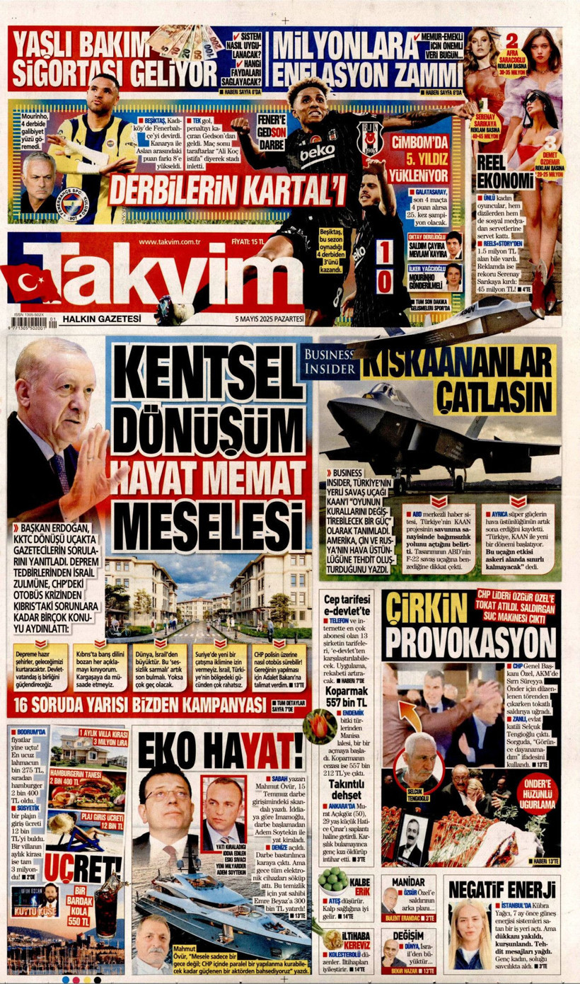 Özgür Özel'e Saldırıyı Gazeteler Nasıl Gördü? - Resim: 16