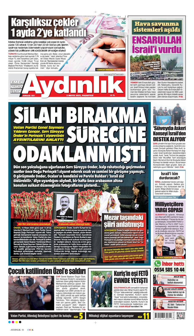 Özgür Özel'e Saldırıyı Gazeteler Nasıl Gördü? - Resim: 2