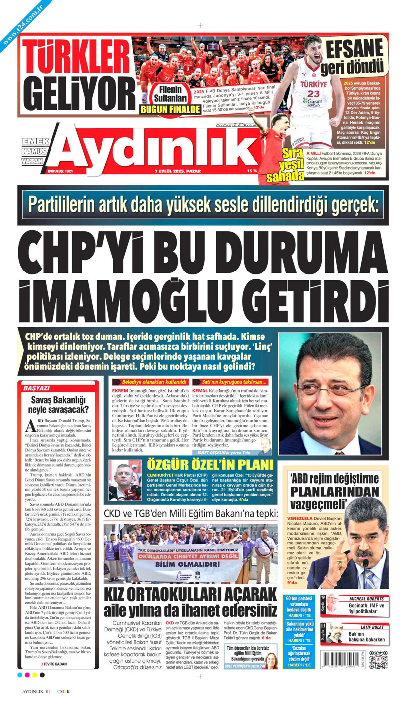 Filenin Sultanları ve 12 Dev Adam'ın Zaferi Gazetelerin İlk Sayfasında... 'Parke Vatanda Çifte Zafer' - Resim : 1