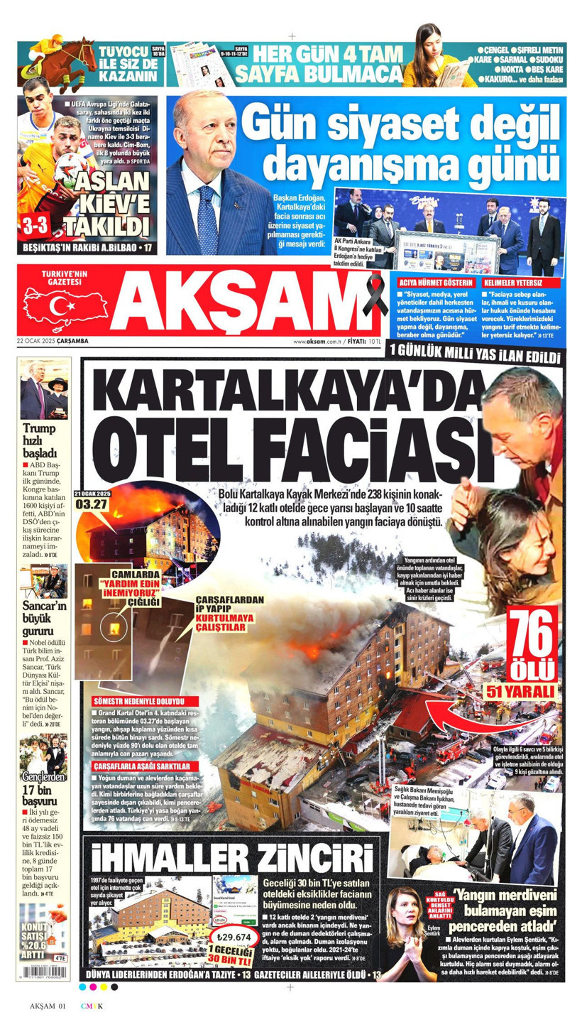 Kartalkaya Yangın Faciasını Gazeteler Nasıl Gördü? 'Battaniye Tutun Bebeğimi Atacağım...' - Resim: 3