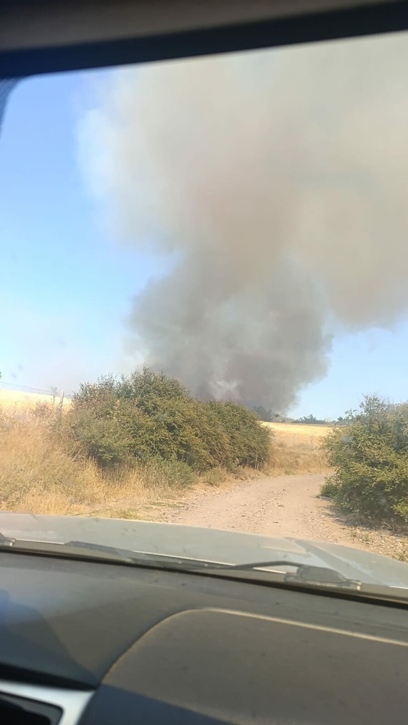Çanakkale'de Orman Yangını: Alevlere Havadan ve Karadan Müdahale - Resim : 1