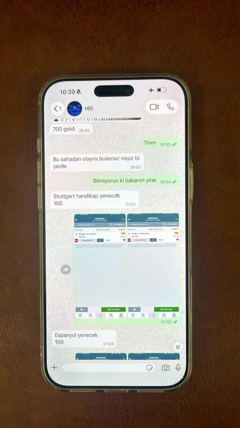 Ahbap Soruşturmasında Bahis Skandalı! WhatsApp Yazışmaları Ortaya Çıktı - Resim : 1