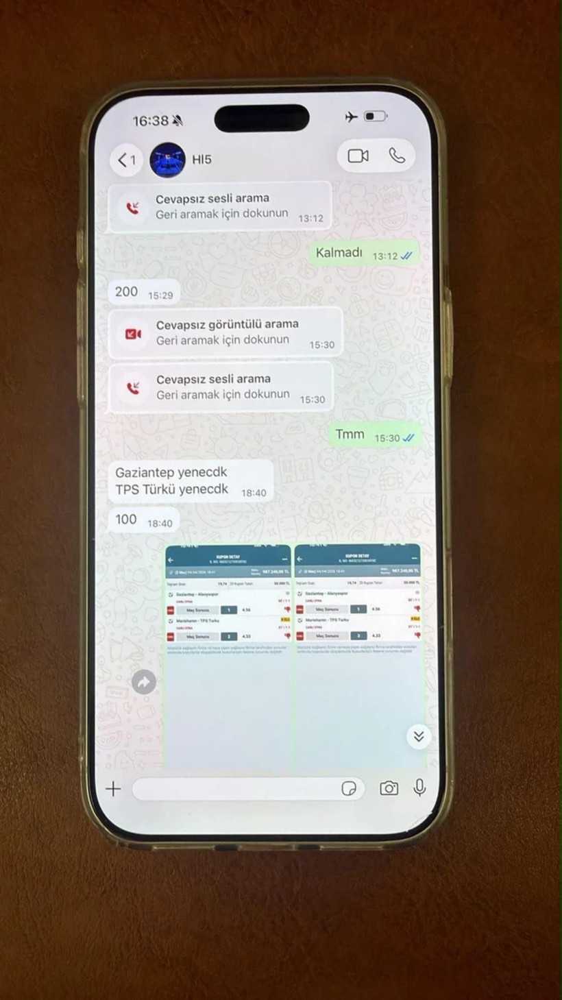 Ahbap Soruşturmasında Bahis Skandalı! WhatsApp Yazışmaları Ortaya Çıktı - Resim : 4