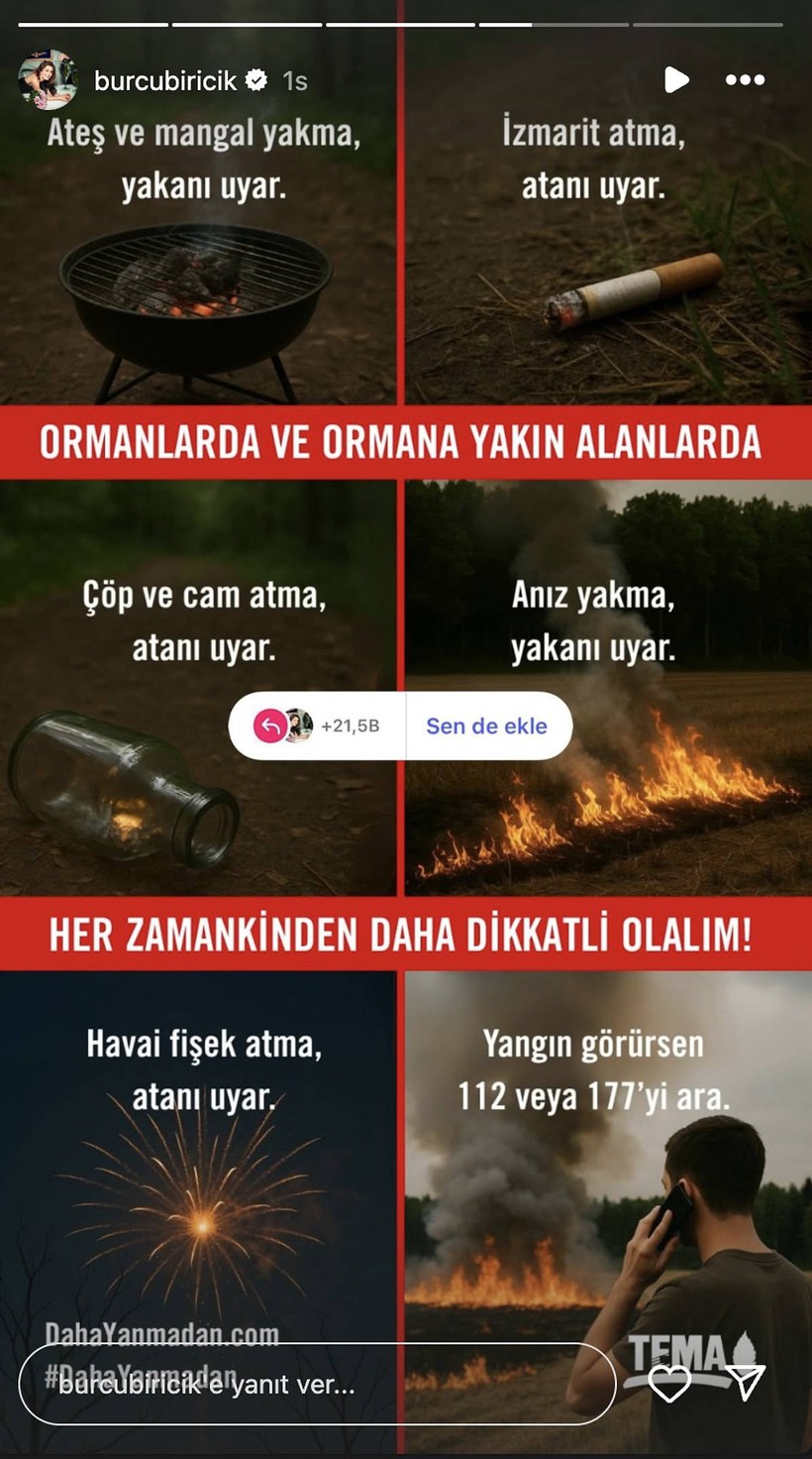 Ünlü İsimlerin 'Yangın' Çığlığı: İzmir İçin Peş Peşe Paylaşım Yaptılar - Resim : 12