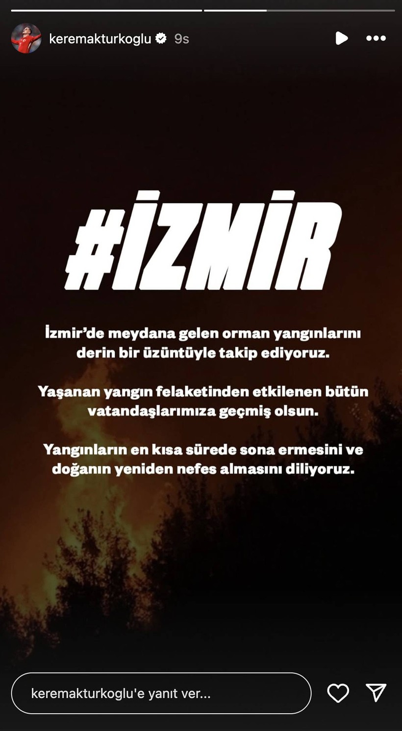Ünlü İsimlerin 'Yangın' Çığlığı: İzmir İçin Peş Peşe Paylaşım Yaptılar - Resim : 14