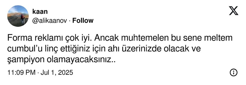 Meltem Cumbul'un Giydiği Kıyafet Fenerbahçe Taraftarlarını İkiye Böldü: Kimi Destekledi, Kimi Tepki Gösterdi - Resim : 3