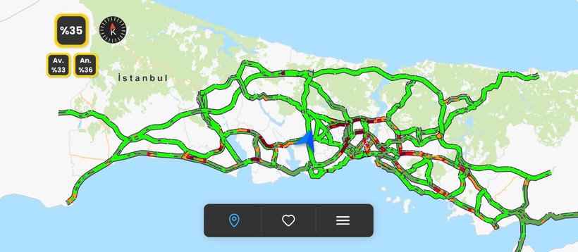 İstanbul'da Yollar Bu Sefer Boş Kaldı - Resim : 1