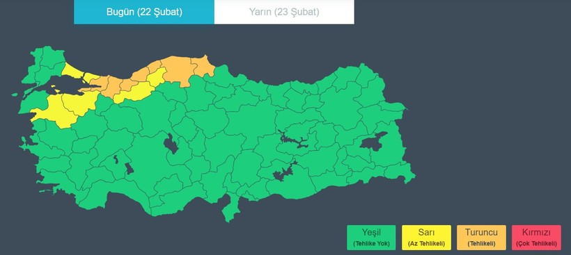 Meteoroloji'den Çok Sayıda İl İçin 'Kar' Uyarısı: Sarı ve Turuncu Kod Verildi - Resim : 4