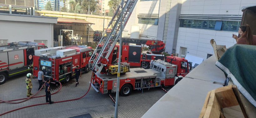 Torbalı Devlet Hastanesi’nde Yangın! Hastalar Tahliye Ediliyor - Resim : 1
