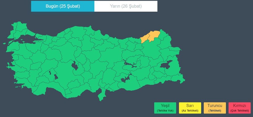 Meteoroloji'den Kar Uyarısı: Turuncu Kodlu Alarm Verildi - Resim : 3