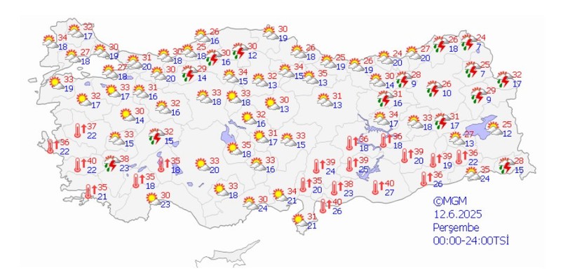 Meteoroloji Tek Tek Uyardı... Bu İllerde Yaşayanlar Dikkat! Yaz Yağmuru Geliyor - Resim : 1