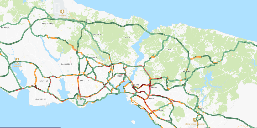 Trafikte Pazartesi Sendromu! Yoğunluk Yüzde 71'e Çıktı - Resim : 1