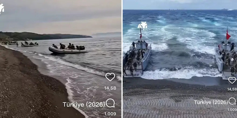 Akdeniz’de Yunan Askerlerinin Çıkarma Tatbikatı Gündem Oldu! Bottan Denize Düştüler - Resim : 2