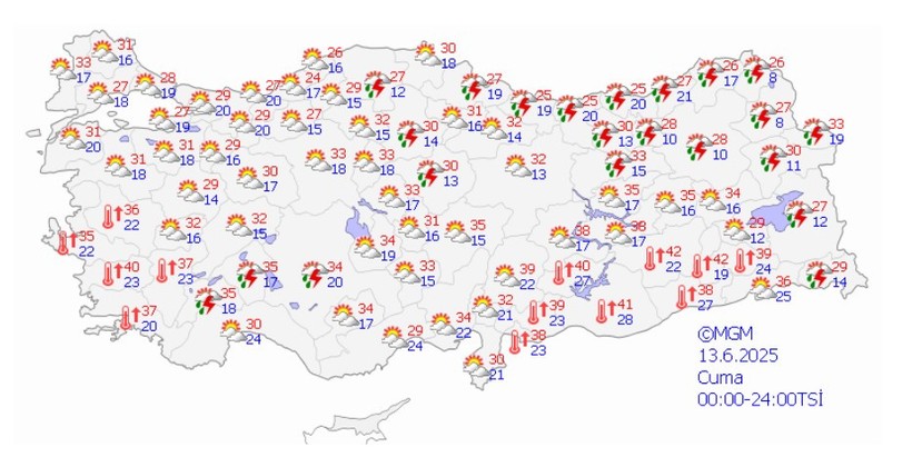 Meteoroloji'den İl İl Uyarı Geldi! Bu İllerde Sağanak Bekleniyor - Resim : 3
