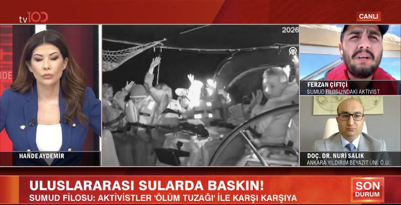 İsrail&rsquo;den Sumud Filosu&rsquo;na M&uuml;dahale: T&uuml;rk Aktivist &Ouml;l&uuml;m Tuzağını Anlattı - Resim : 1
