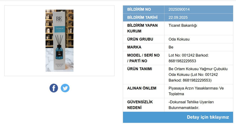 Bakanlık Duyurdu! O Ürünler Raflardan Toplatılıyor - Resim : 1