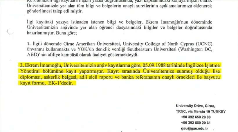 İmamoğlu'na 'Sahte Diploma' Soruşturması: Avukatları Tek Tek Açıkladı! İşte O Belgeler... - Resim : 1