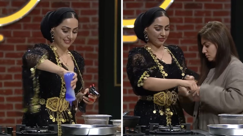 MasterChef Türkiye'de Gergin Anlar! Mehmet Şef Küplere Bindi, Yarışmacının Kıyafeti Olay Oldu - Resim : 3