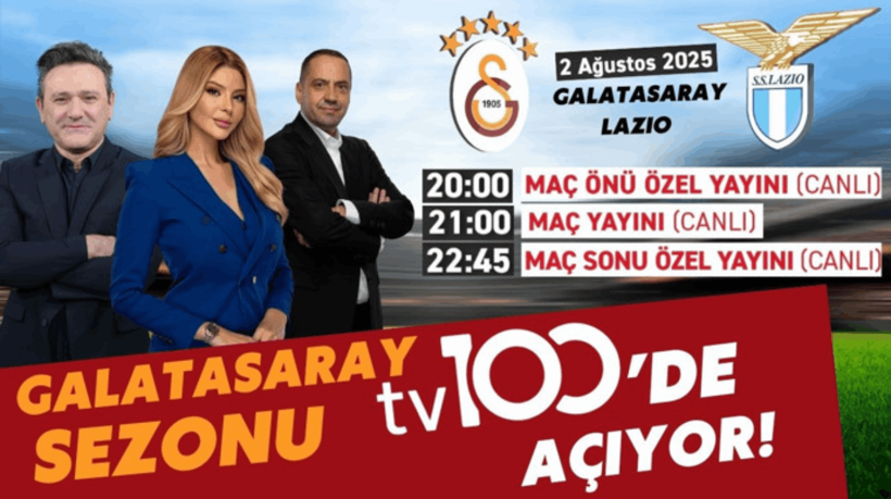 'Aslan' Sezonu Lazio Karşısında Açacak, Heyecan tv100'de Yaşanacak - Resim : 1