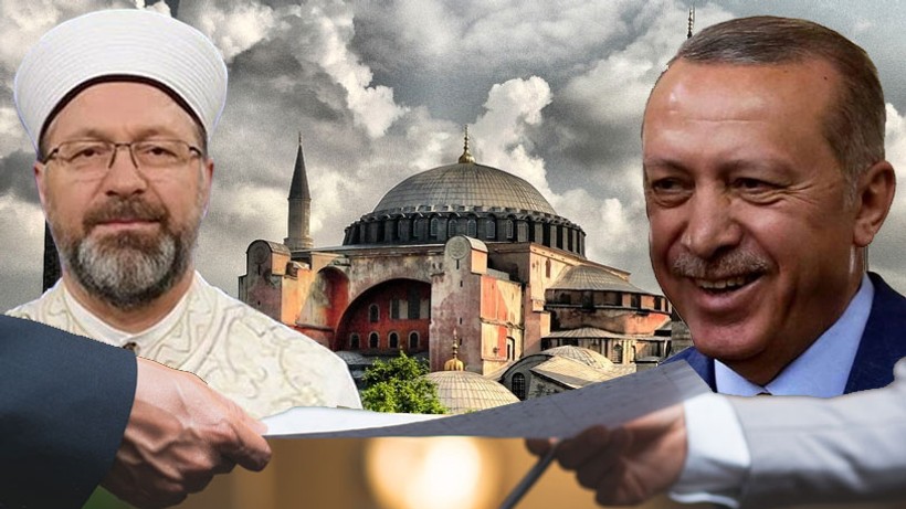 Diyanet'in Ayasofya'ya davet edeceği gazetecilerin listesi Saray'dan gitti