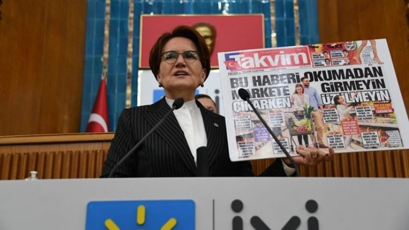 Yandaş Takvim'den Meral Akşener'e hakaret: 'Anlayamazsanız bu kutuya bakın'