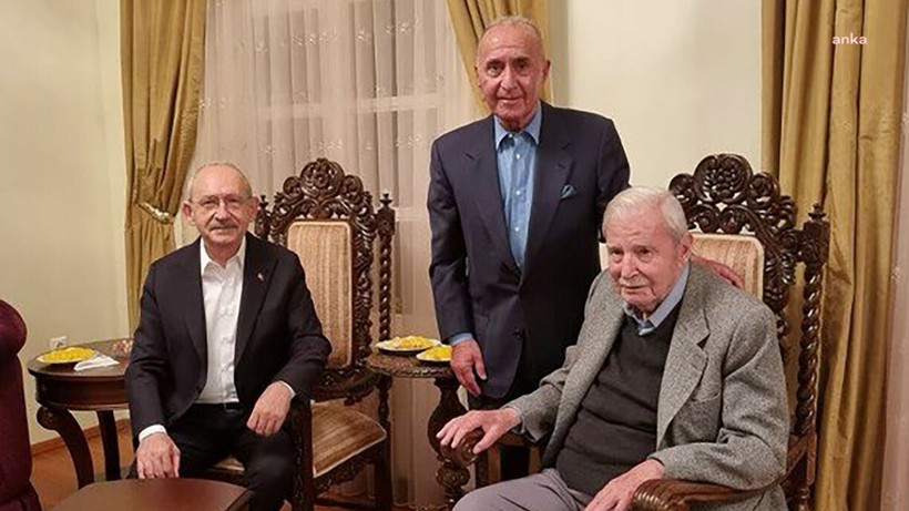 Kılıçdaroğlu, eski Adalet Bakanı Necmettin Cevheri ile görüştü