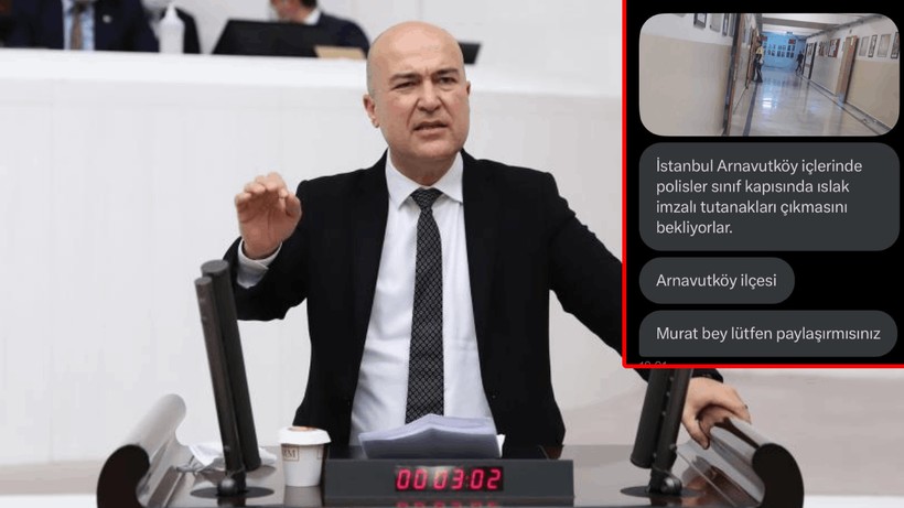 Soylu kolluk kuvvetlerini görevlendirmek istemişti: CHP'li Bakan, ıslak imzalı tutanakları almak için bekleyen polisin görüntüsünü paylaştı