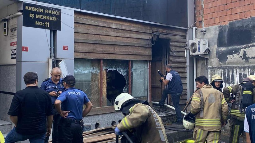 Kadıköy'de Korku Evi'nde yangın