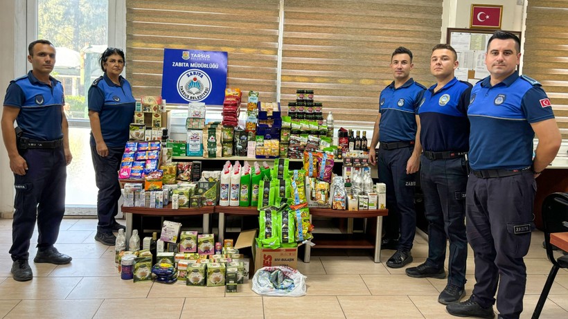 Tarsus'ta 12 Bin Adet Son Kullanma Tarihi Geçmiş Ürün İmha Edildi