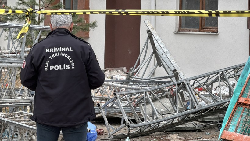 Malatya'da İş Cinayeti! İskele Çöktü, 2 İşçi Hayatını Kaybetti