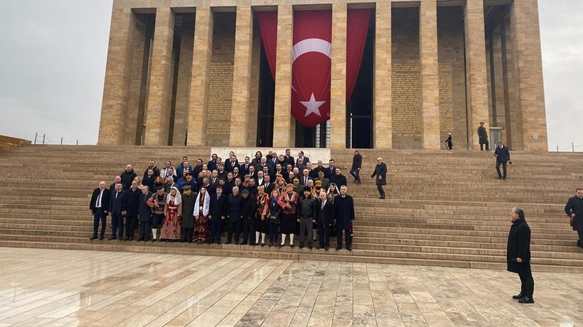 Ankara Heyetinden Anıtkabir Ziyareti