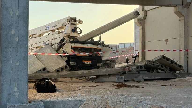 Gaziantep'te Dehşet: Vinçle Duvara Çarptı, Hayatını Kaybetti