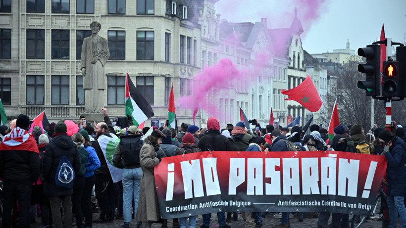 Belçika’da Trump Protestosu, Yüzlerce Kişi Sokaklara Çıktı