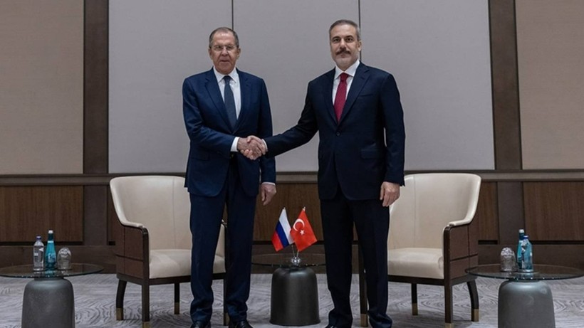 Dışişleri Bakanı Hakan Fidan, Rus Mevkidaşı Lavrov ile Görüştü