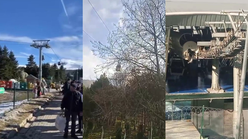 Bursa'da Teleferik Seferlerinde Aksama: Yolcular Dakikalarca Havada Asılı Kaldı