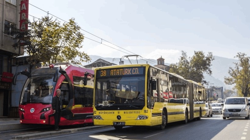 Bursa'da Toplu Ulaşıma Zam