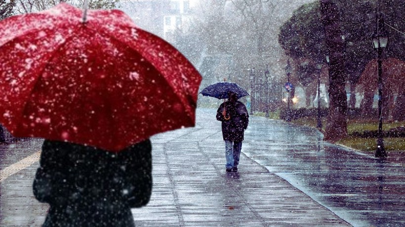 Meteoroloji Alarm Verdi: Karla Karışık Yağışa Dikkat!