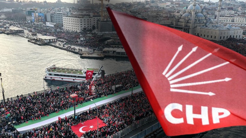 CHP, Sadece Kendilerine Kapatılan Galata İçin Israrcı: Filistin Mitingi İçin Net Çağrı